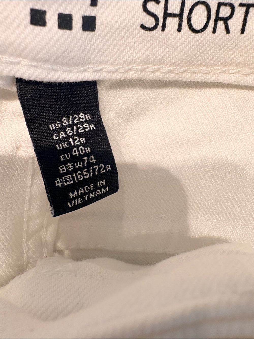 GAP White Boyfriend Denim Shorts - Picture 5 of 7